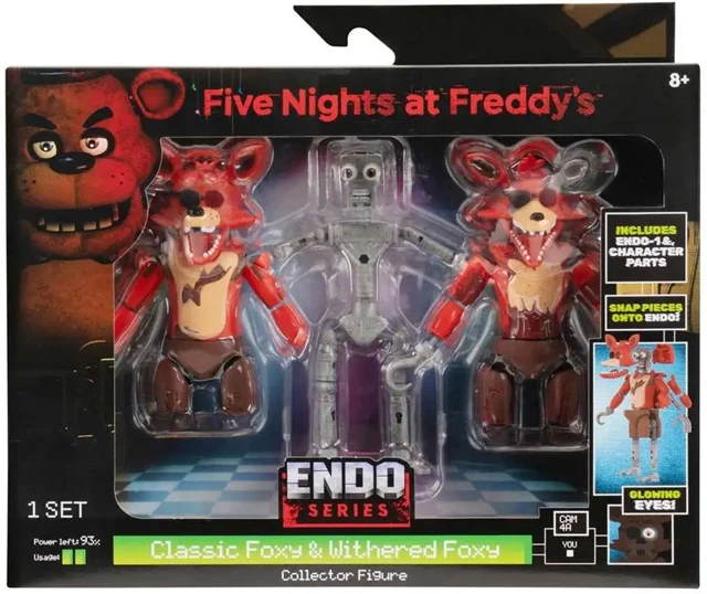 Classic Foxy & Withered Foxy Five Nights At Freddy's Endo Series Collector Figure - 2