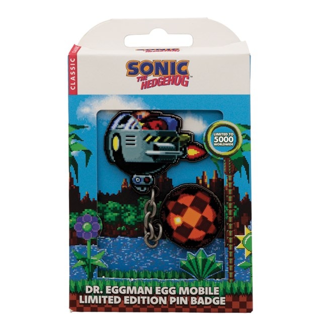 Dr. Eggman Chain Sonic The Hedgehog Pin Badge - 3