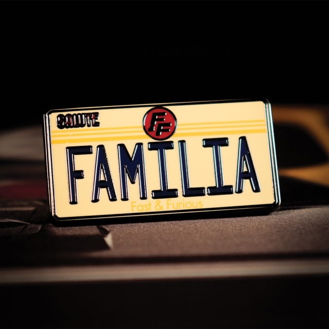 Familia License Plate Fast & Furious Pin Badge - 3