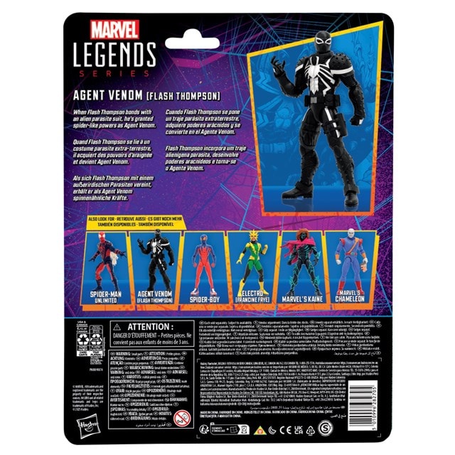 Agent Venom (Flash Thompson) Marvel Legends Series Hasbro Action Figure - 10