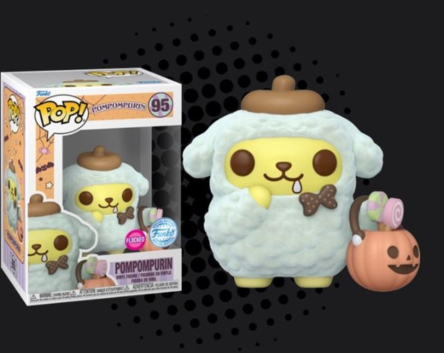 Flocked Halloween Pompompurin 95 Sanrio hmv Exclusive Funko Pop Vinyl - 3