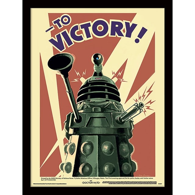 Victory Doctor Who Framed 30 x 40cm Print - 1