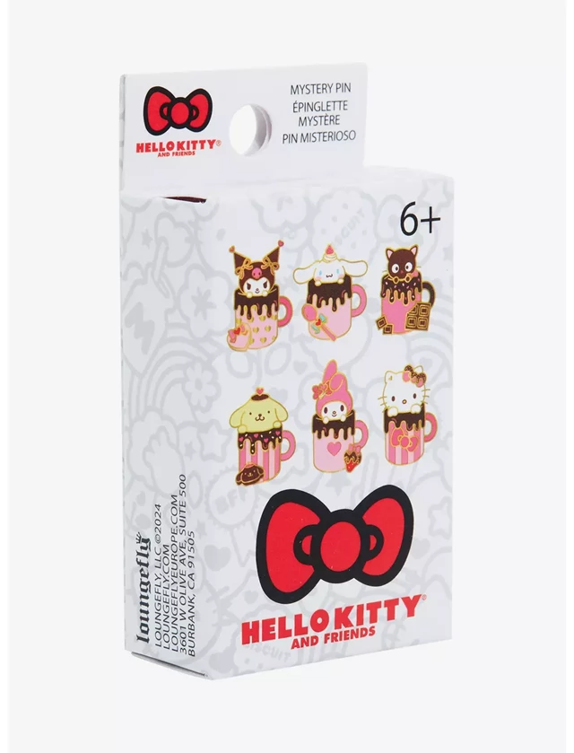 Sanrio Valentine's Mugs hmv Exclusive Loungefly Mystery Pins - 2