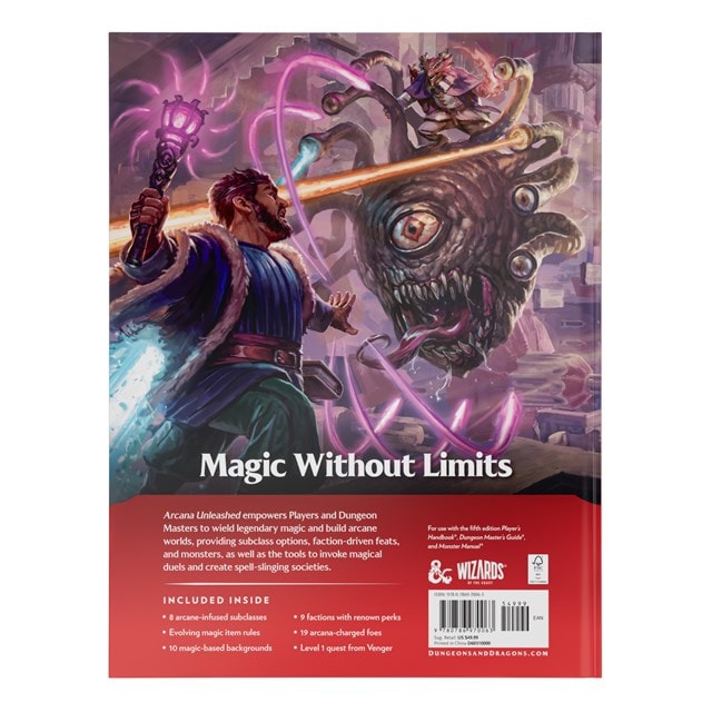 Dungeons & Dragons: Arcana Unleashed Hardback Gameplay Expansion Book - 3
