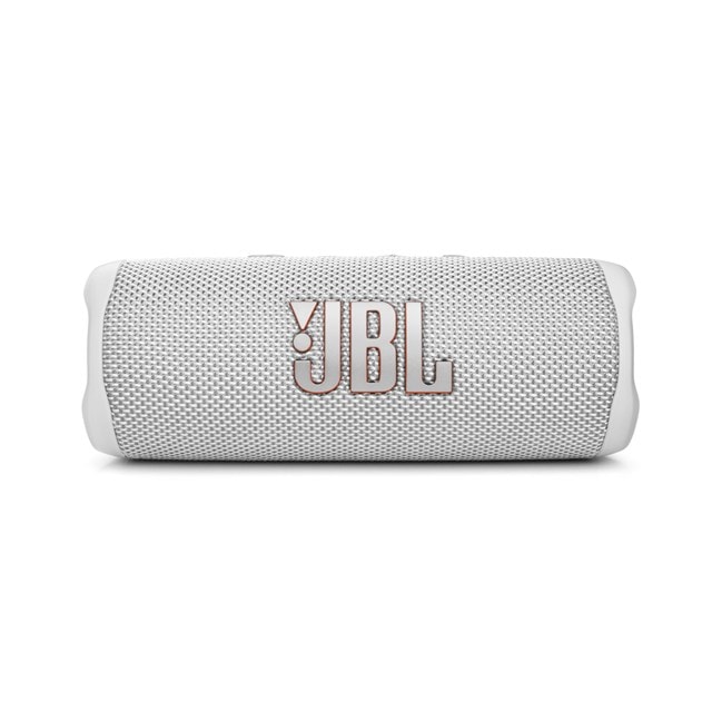 JBL Flip 6 White Bluetooth Speaker - 3