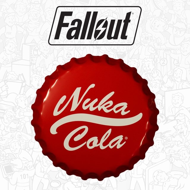 Nuka-Cola Bottle Cap Fallout Tin Sign - 4
