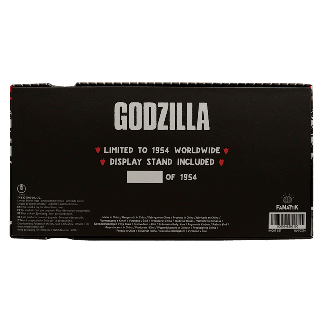 Godzilla 70th Anniversary Limited Edition Twin Ingot Set - 3