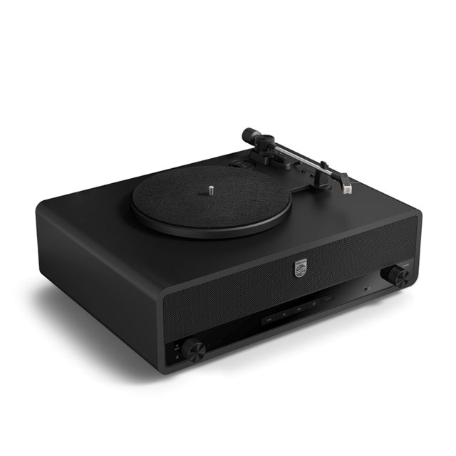 Philips The Stevie Black Bluetooth Turntable - 9