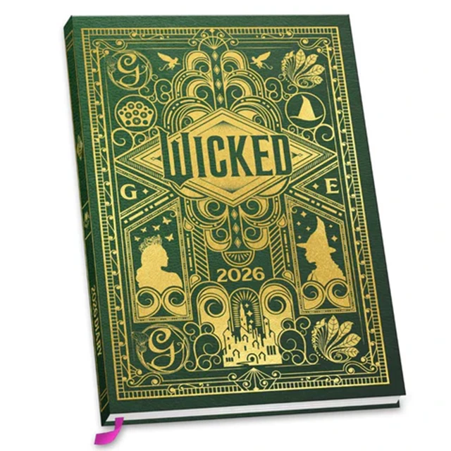 Wicked For Good 2026 Calendar And Diary Gift Box | Calendar | Free ...