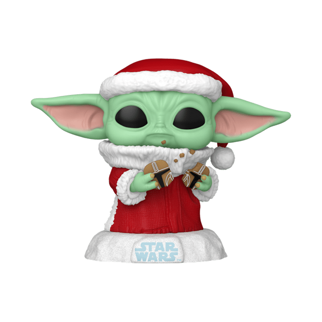 Grogu With Christmas Cookie 747 Star Wars Mandalorian Holiday Funko Pop Vinyl - 1