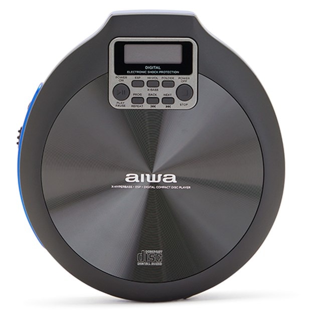 Aiwa PCD-810 Blue Portable CD Player - 3