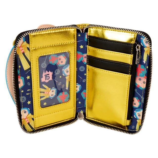 Coraline Doll Cosplay Zip Around Loungefly Wallet - 4