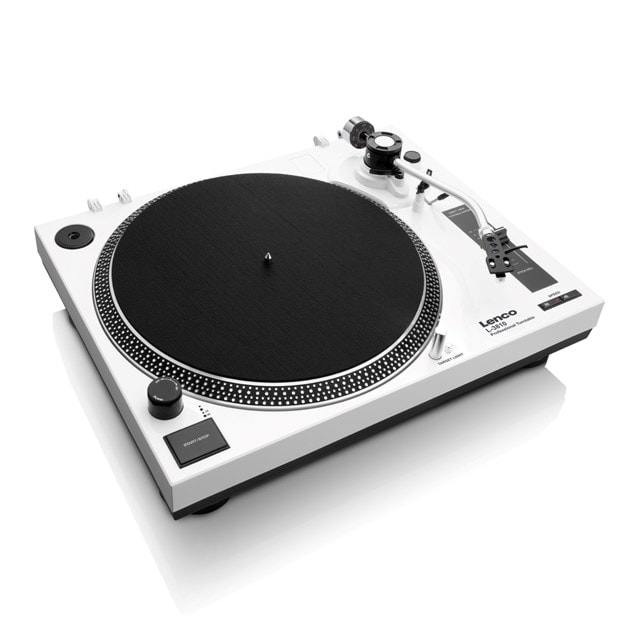 Lenco L-3810WH White Direct Drive Turntable - 4