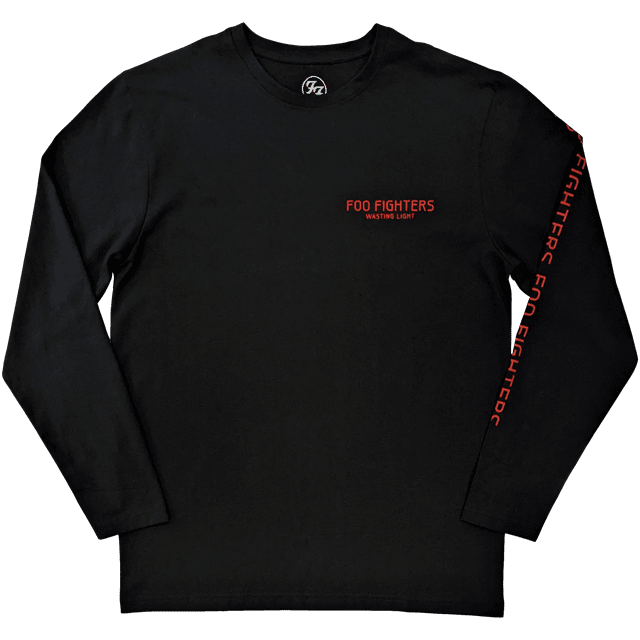 Wasting Light Foo Fighters Black Long Sleeve Tee | T-Shirt | Free ...