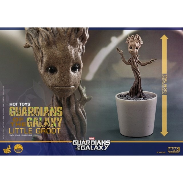 Little Groot Guardians Of The Galaxy 1:4 Hot Toys Figure - 5