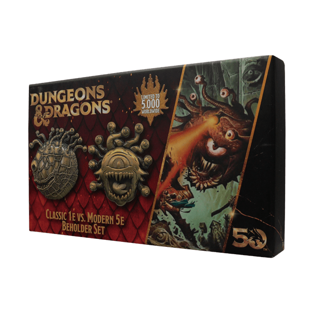 Dungeons & Dragons Beholder Twin 50th Anniversary Medallion Set - 6