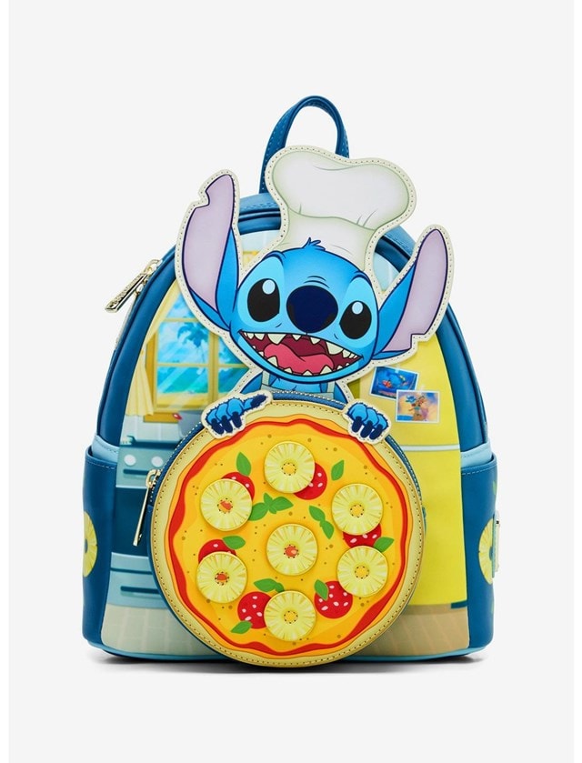 Stitch Pineapple Pizza Mini Backpack hmv Exclusive Loungefly - 1