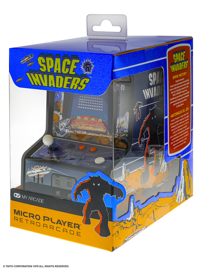 Micro Player Space Invaders Collectible Retro My Arcade Premium Edition - 4