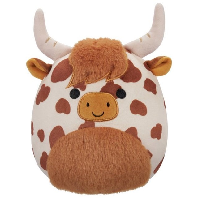 7.5" Alonzo Brown And White Highland Cow Original Squishmallows Plush - 1