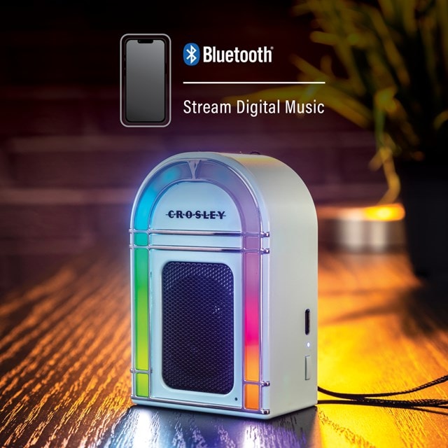 Crosley Mini Jukebox Aqua Blue Bluetooth Speaker - 4