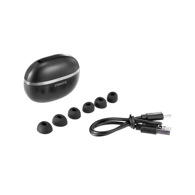 Streetz T235 Black True Wireless Bluetooth Earphones - 4
