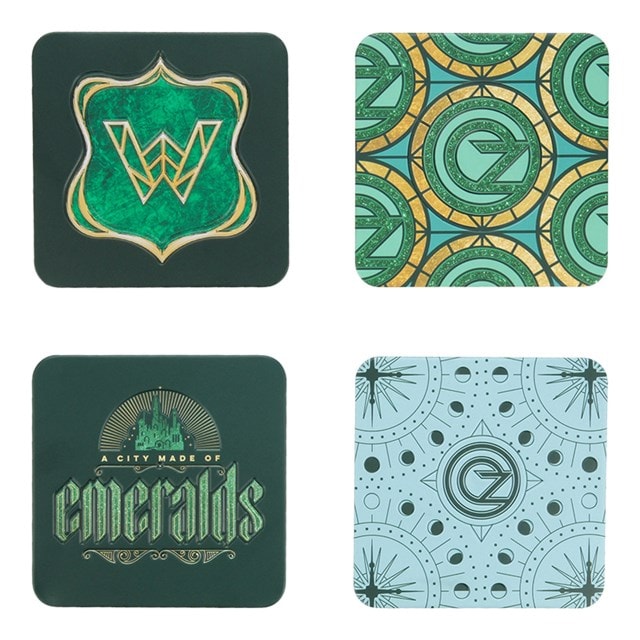 Wicked Embossed Metal Coasters - 1