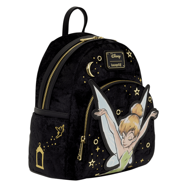 Tinker Bell Pixie Dust Velvet Loungefly Mini Backpack - 2