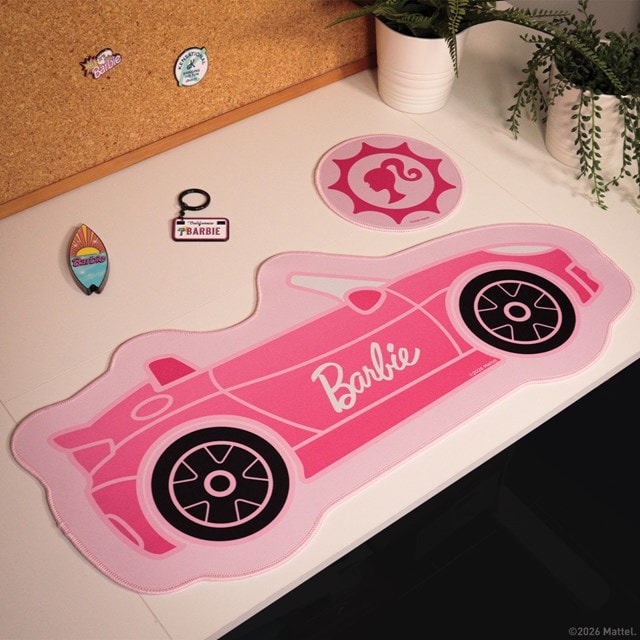 Barbie Car Desk Pad & Mouse Pad Set - 4