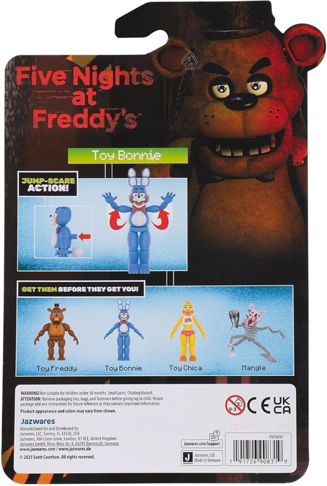 5" Toy Bonnie Five Nights At Freddy's FNAF Action Figure - 5