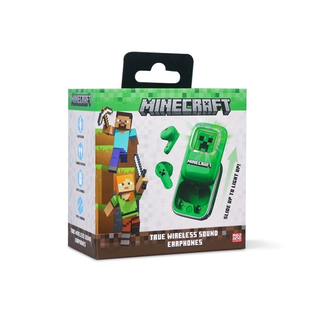 OTL Minecraft Slider Case True Wireless Bluetooth Earphones - 7