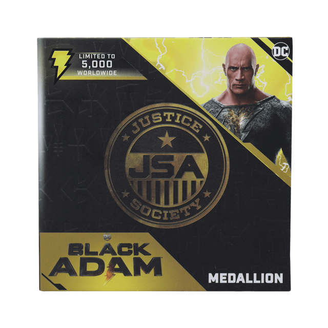 Justice Society Of America Black Adam Limited Edition Collectible Medallion - 7