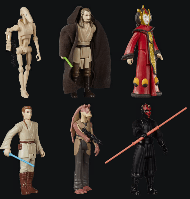 Star Wars The Phantom Menace Multipack The Retro Collection Action Figures - 3