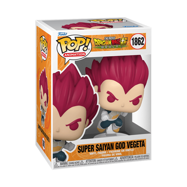 Super Saiyan God Vegeta Punching 1862 Dragon Ball Super Broly Funko Pop Vinyl - 2