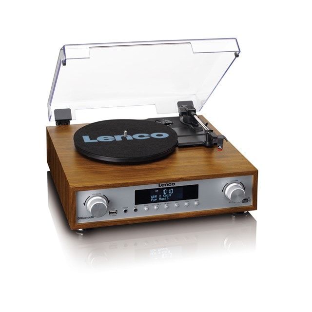 Lenco MC-160 Bluetooth Turntable & Speakers w/ DAB+/FM Radio - 5
