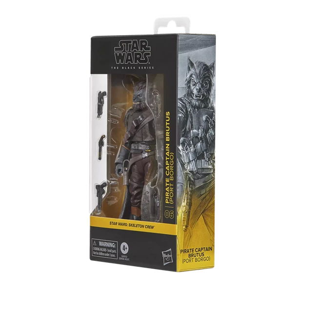 Pirate Captain Brutus Port Borgo Star Wars Skeleton Crew Black Series Hasbro Action Figure - 15