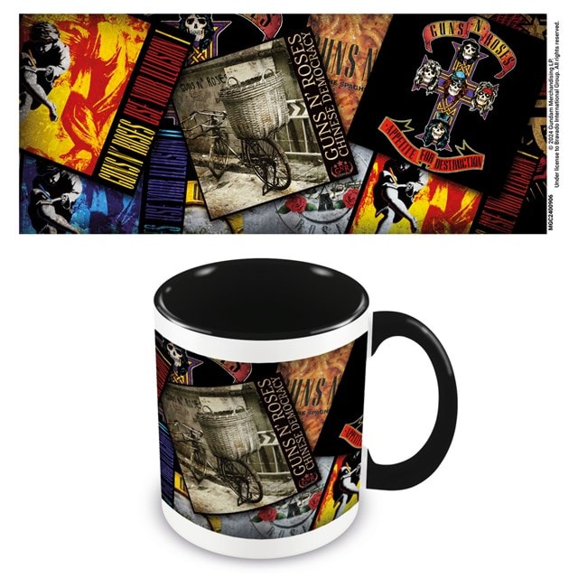 Albums Collage Guns N Roses Coloured Inner Mug - 1