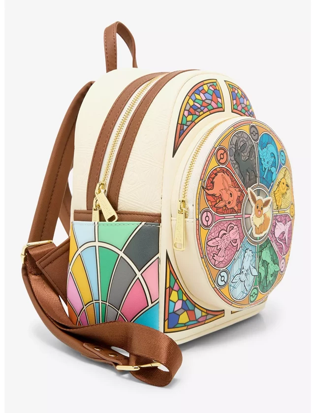 Pokemon Stained Glass hmv Exclusive Loungefly Mini Backpack - 2