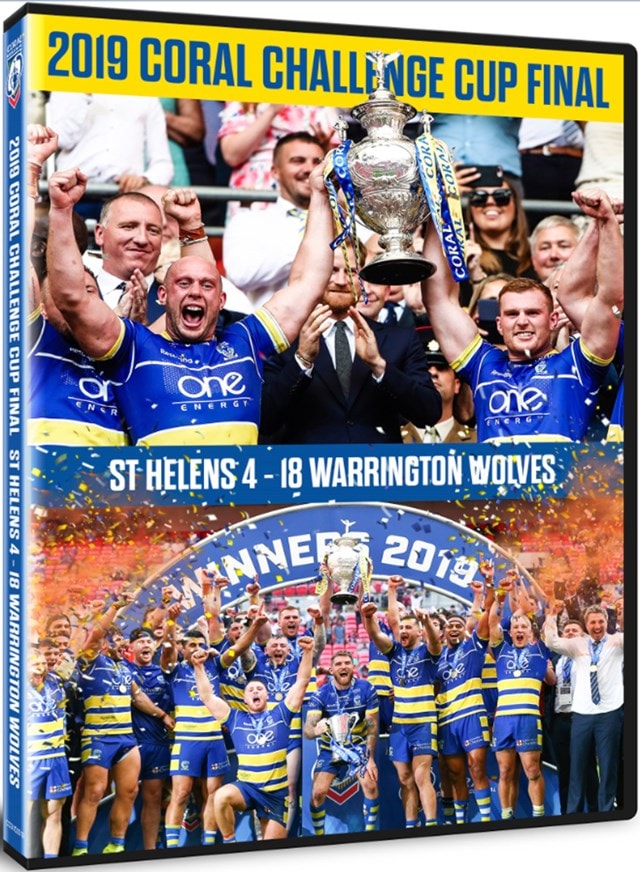 2019 Coral Challenge Cup Final - St Helens 4-18 Warrington Wolves | DVD ...