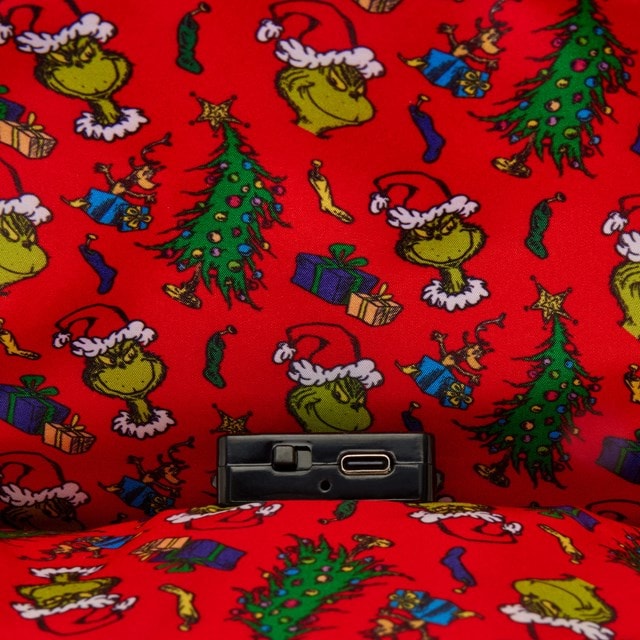 Dr Seuss Grinch Holiday Loungefly Mini Backpack - 7