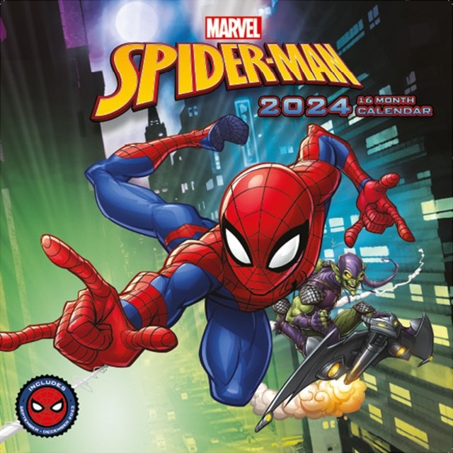 SpiderMan 2024 Square Calendar Calendar Free shipping over £20