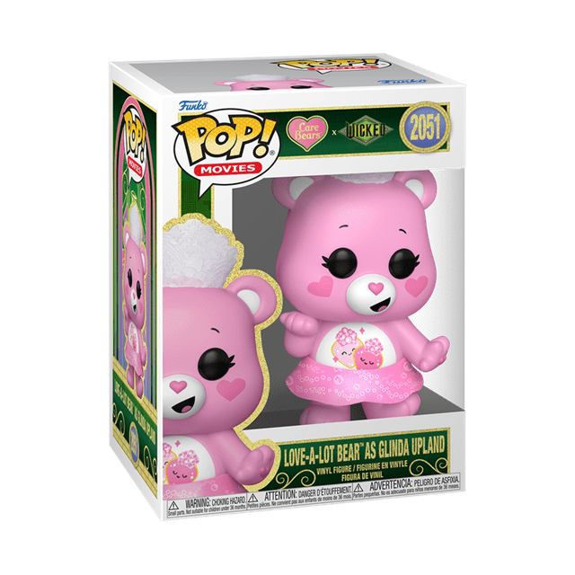 Love-A-Lot Bear As Glinda Upland 2051 Wicked X Care Bears Funko Pop Vinyl - 2