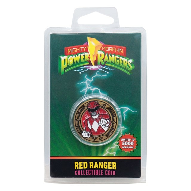 Mighty Morphin Power Rangers Limited Edition Red Ranger Coin - 3