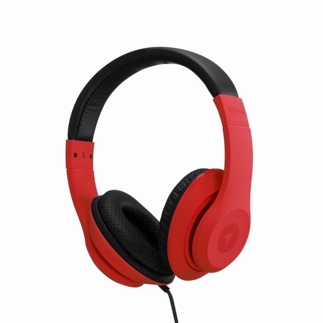 Roam Colours Plus Red Headphones W/Mic - 1
