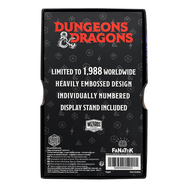 Spider Queen Dungeons & Dragons Limited Edition  Ingot - 3