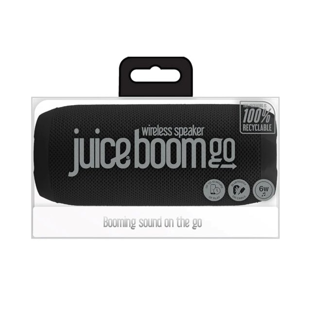 Juice Boom Go Black Bluetooth Speaker - 4