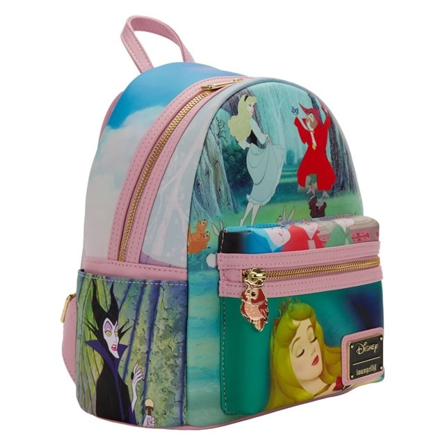 Sleeping Beauty Princess Scene Mini Loungefly Backpack - 3