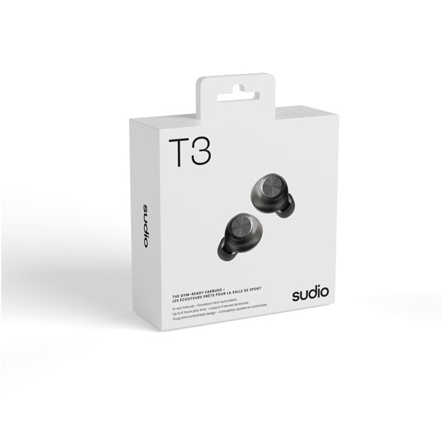 Sudio T3 Black True Wireless Bluetooth Earphones - 4