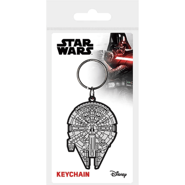 Star Wars Millennium Falcon Keychain, Keyring, Free shipping over £20