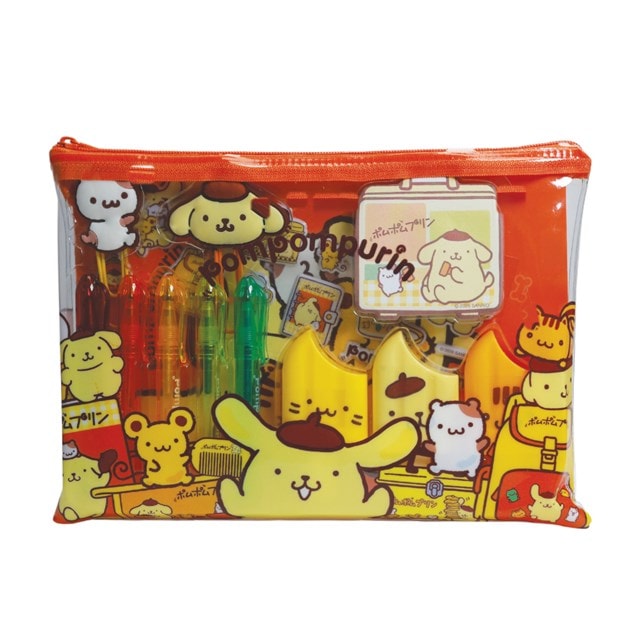 Pompompurin Pencil Case & Stationery Set - 3