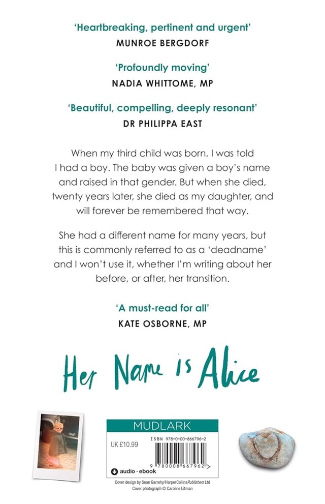 Her Name Is Alice Paperback By Caroline Litman - 2